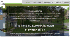 Desktop Screenshot of greenvisionssolar.com
